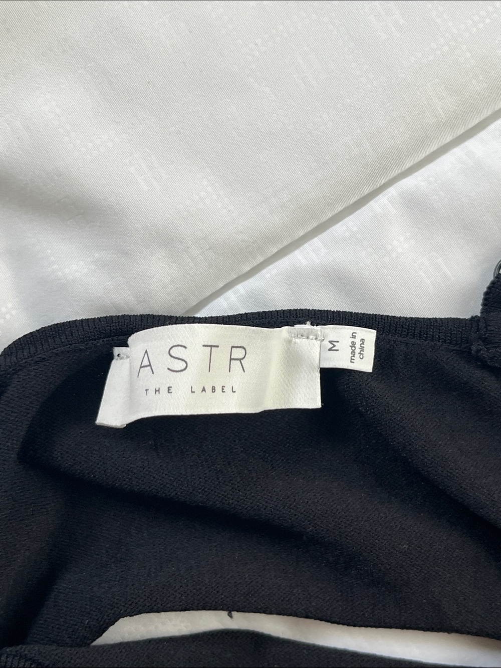 ASTR the Label Talia Halter Black Cutout Midi Dress with Cross-Strap Neckline - Picture 4 of 4